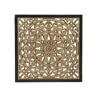 Настенный декор квадратный из дерева 40*2*40 см