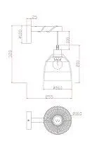 Настенный светильник (бра) Freya FR5334WL-01B