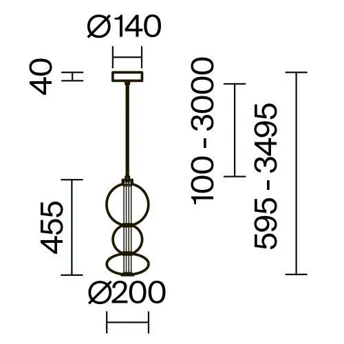 Подвесной светильник Maytoni MOD307PL-L24BS3K фото 10