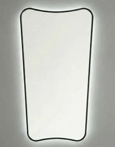 Sky L LED Black Зеркало в раме с подсветкой