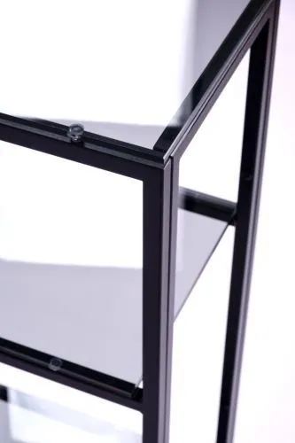 Консольный стол 1012-CB grey черный муар AllConsoles 100x25x80 фото 3