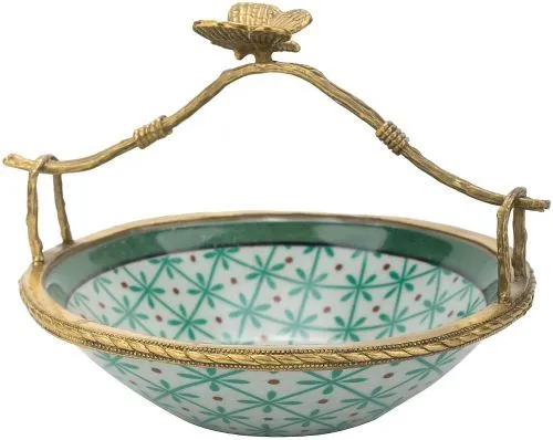 Корзиночка с бабочкой 17х15х13см