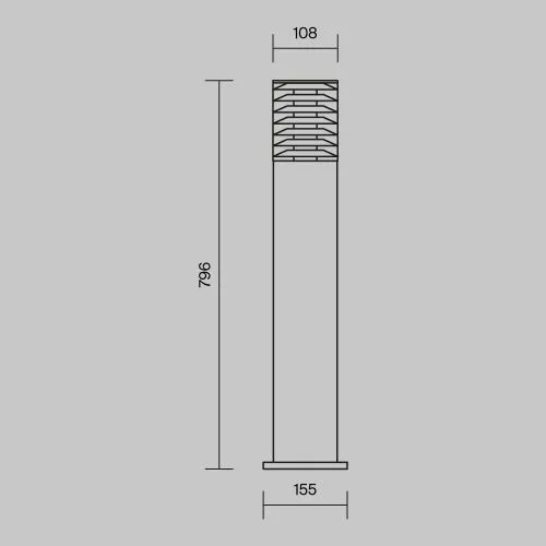Ландшафтный светильник Outdoor O576FL-01B фото 8