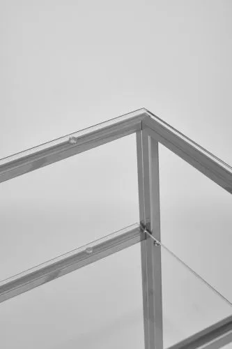 Консольный стол 1043-CS clear серебряный AllConsoles 80x35x80 фото 4
