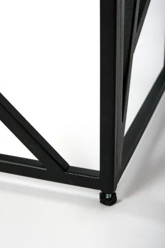 Консольный стол 1051-CB clear черный муар AllConsoles 100x35x80 фото 5