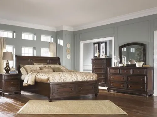 B697-76-78-99 Porter кровать двуспальная King-size (193х203), ASHLEY фото 2