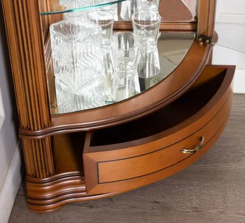 Угловая витрина 33 Cerezo IDC 140*50*50 см / под заказ фото 6