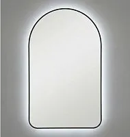 Arch M LED Black Зеркало в раме с подсветкой