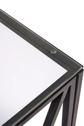 Консольный стол 1031-CB grey черный муар AllConsoles 100x35x80 фото 2