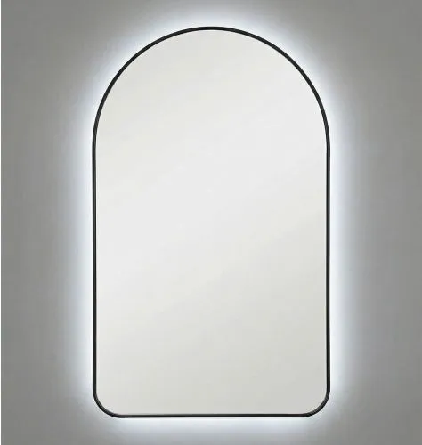Arch M LED Black Зеркало в раме с подсветкой