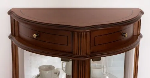 Витрина низкая 67 Nogal Claro IDC 100 × 35 × 65 см фото 6