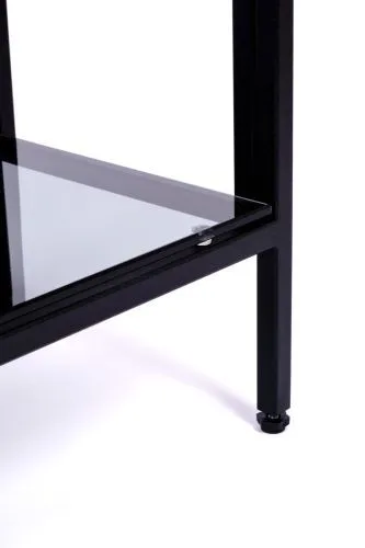 Консольный стол 1082-CB grey черный муар AllConsoles 100x25x80 фото 4