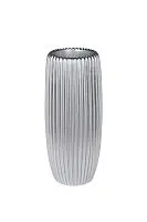 ZS2062-27SL Кашпо серебристое с полосками d30*69см
