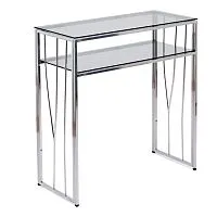 Консольный стол 1123-CS grey серебряный AllConsoles 80x35x80