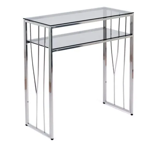 Консольный стол 1123-CS grey серебряный AllConsoles 80x35x80