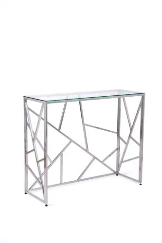 Консольный стол 1051-CS clear серебряный AllConsoles 100x35x80 фото 8