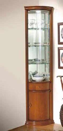 Угловая витрина 928 Cerezo-5 Classic правая Disemobel 206*38*38 см
