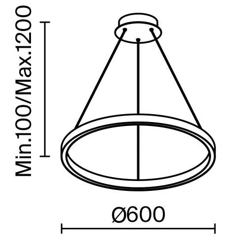 Подвесной светильник Maytoni MOD058PL-L32BK фото 6