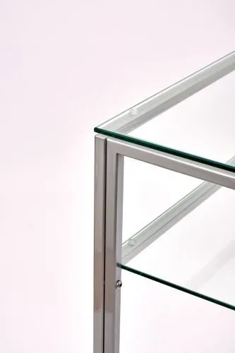 Консольный стол 1041-CS clear серебряный AllConsoles 100x35x80 фото 4