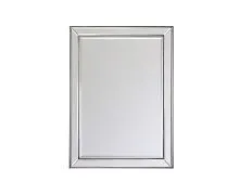 Зеркало настенное в прямоугольной раме цвета античное серебро 110*4*80 см