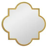 Зеркало настенное Clover Gold в раме 70х70 см