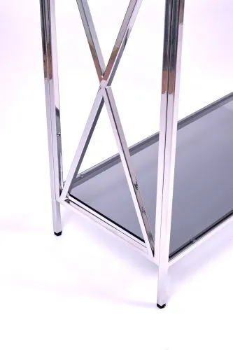Консольный стол 1033-CS grey серебряный AllConsoles 80x35x80 фото 8