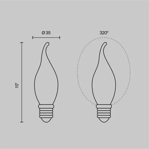 Лампочка Voltega 3059 фото 4