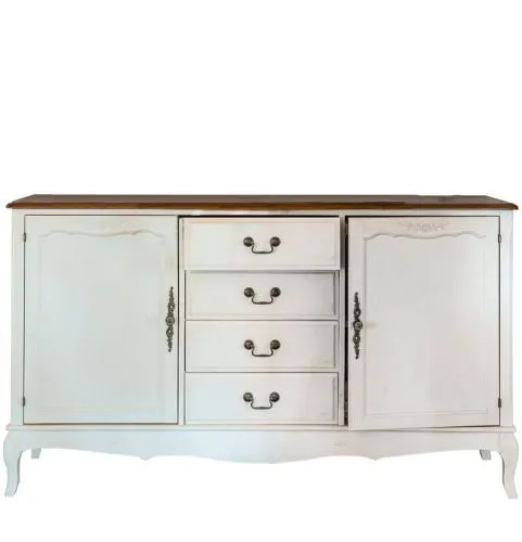 Комод Belveder Provence ST9351 молочный 91*42*160 см