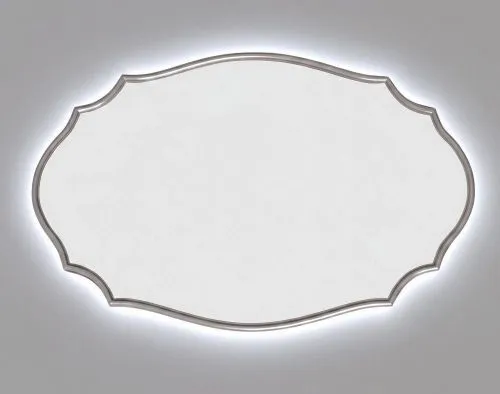 Antika Oval LED Silver Зеркало в раме с подсветкой