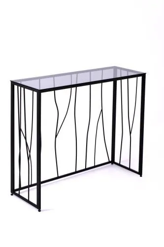 Консольный стол 1024-CB grey черный муар AllConsoles 80x25x80