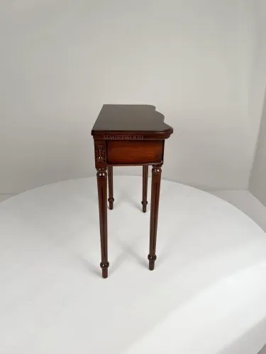 Консоль с ящиками из массива T026 орех, 80х35х78 см фото 10