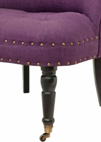 Кресло маленькое низкое Aviana purple, фиолетовый фото 5