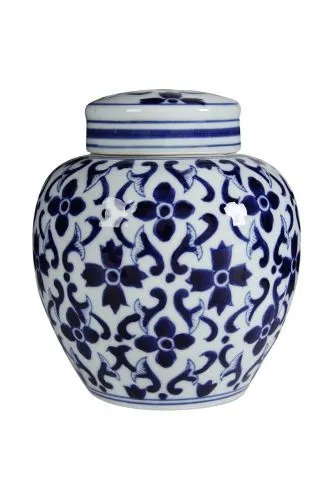 Ваза с крышкой 16x16x19см
