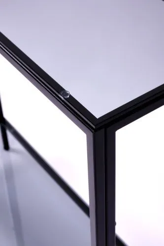 Консольный стол 1084-CB grey черный муар AllConsoles 80x25x80 фото 4