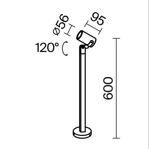 Ландшафтный светильник Outdoor O025FL-01B1 фото 3
