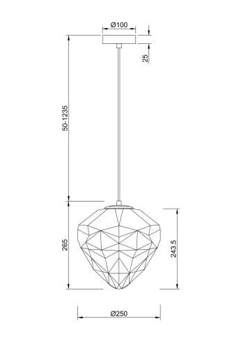 Подвесной светильник Maytoni P053PL-01PK фото 3