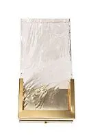 62GDW-930-200 Бра золото, стекло прозрач. 14*h27см					
