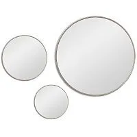 Jupiter Silver Сет из 3-х зеркал Ø70, Ø40, Ø30 см
