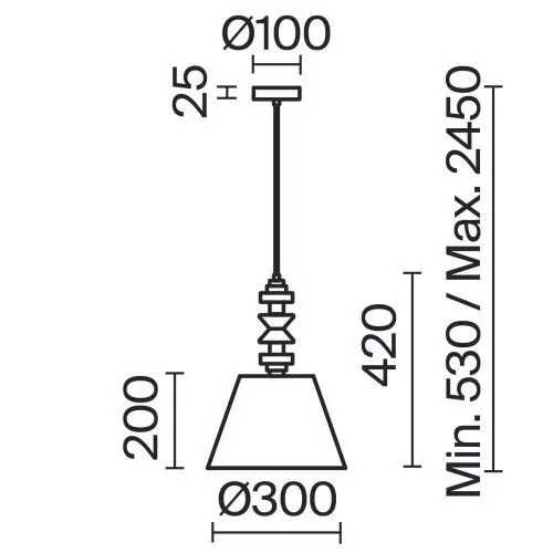 Подвесной светильник Freya FR2061PL-01BS1 фото 18