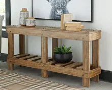 Стол-консоль Susandeer Casual A4000219 Ashley Furniture 163х36х76 см					