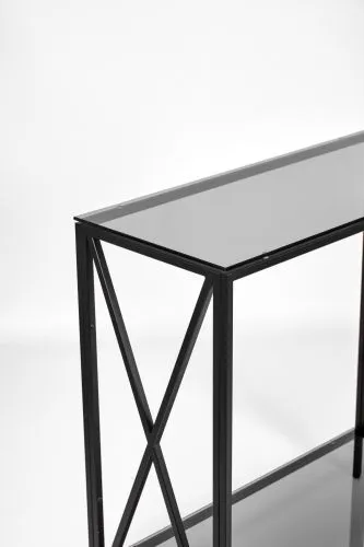 Консольный стол 1033-CB grey черный муар AllConsoles 80x35x80 фото 3