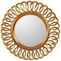 Круглое зеркало в раме Kimberly Gold