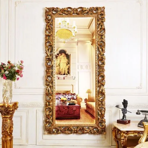 Напольное зеркало в раме Kingsley Gold фото 3