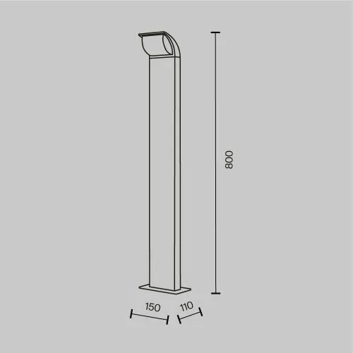 Ландшафтный светильник Outdoor O446FL-L7GF3K фото 11