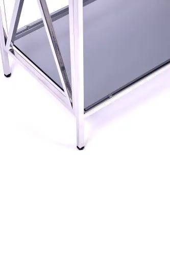 Консольный стол 1033-CS grey серебряный AllConsoles 80x35x80 фото 7