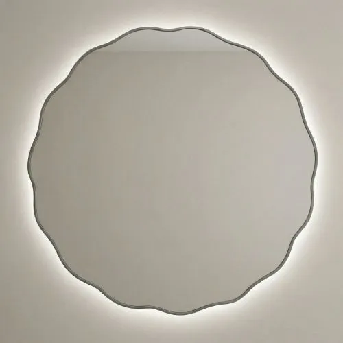 Fancy S LED Silver Зеркало в раме с подсветкой