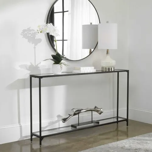 Консольный столик Black Accent Uttermost 76*20*142 см