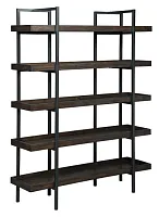 Стеллаж H633-70 Starmore ASHLEY, орех 193*43*147 см