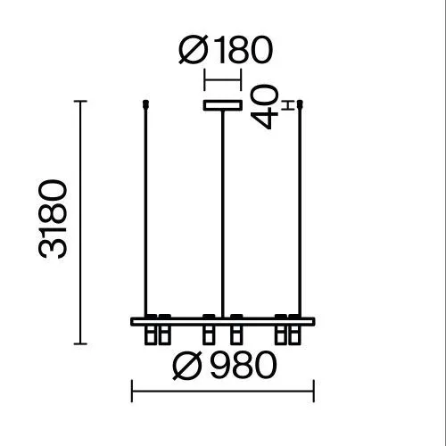 Подвесной светильник Maytoni MOD102PL-L42BK фото 4