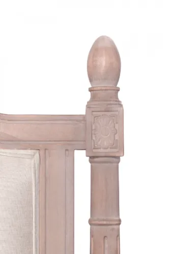 Кровать двуспальная с мягким изголовьем Leysa 160*200 см, бежевый фото 5